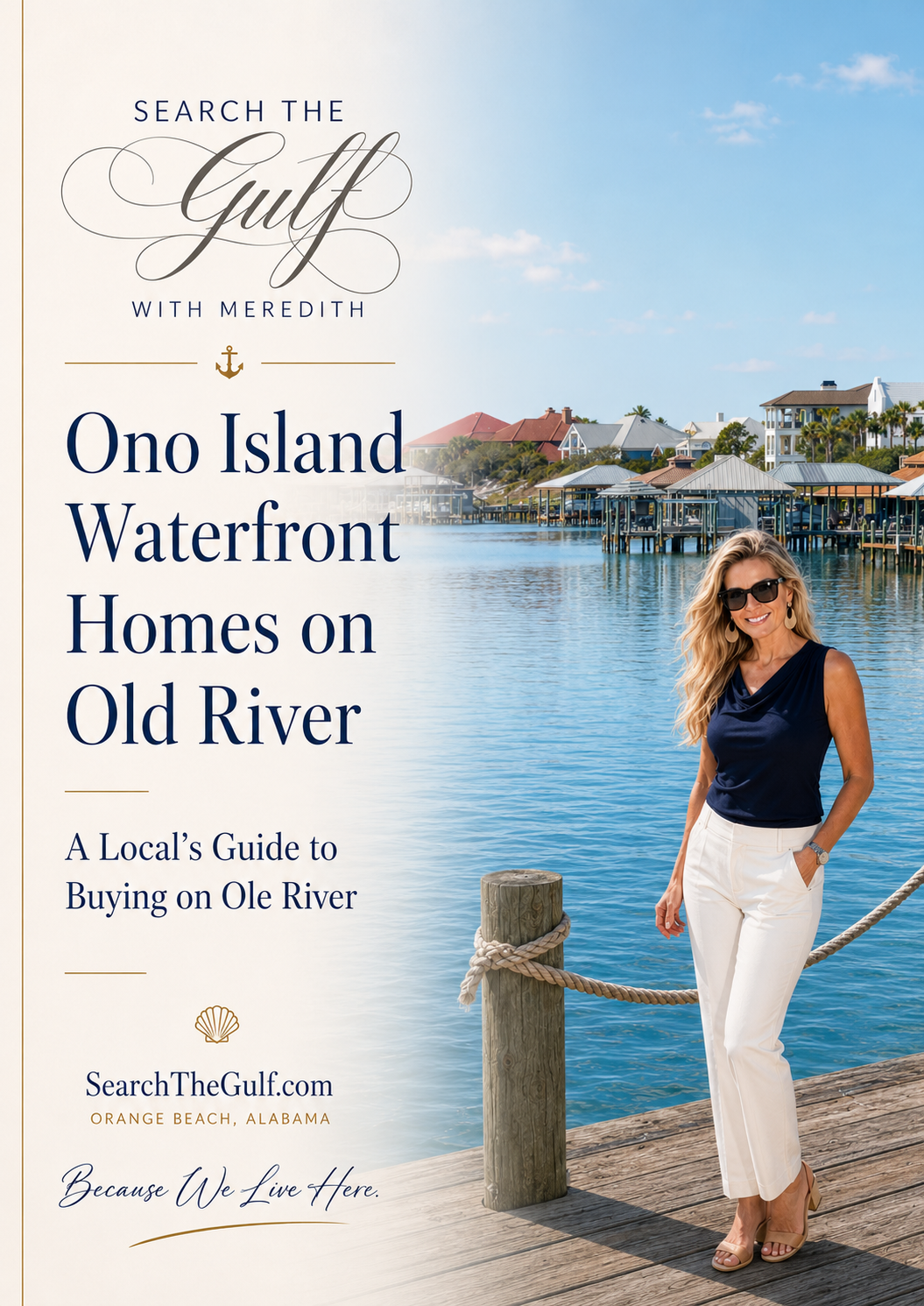 Ono Island Old River Waterfront Homes For Sale